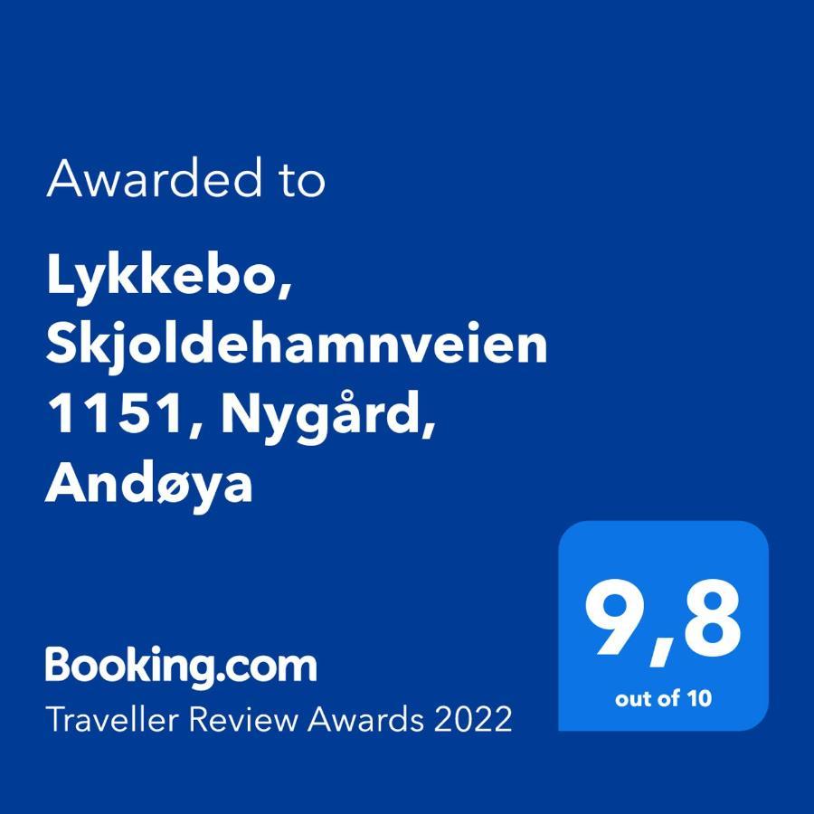 Lykkebo, Skjoldehamnveien 1151, Nygard, Andoy Villa Risoyhamn Exterior foto